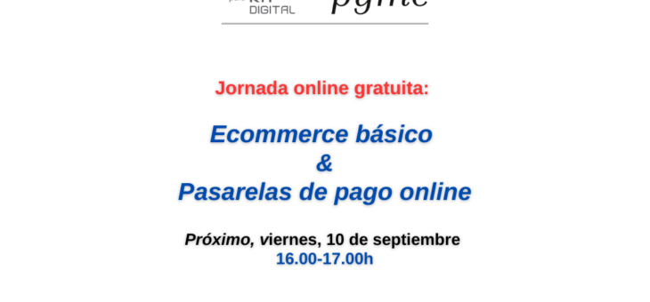 Jornadas Oficina AceleraPyme Ibiza y Formentera: Evento online gratuito sobre Ecommerce básico y pasarelas de pago online