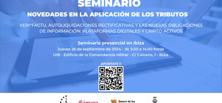 Seminario sobre Novedades en la Aplicación de los Tributos!