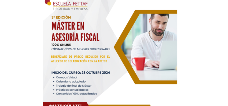 III Edición Máster online en Asesoría Fiscal