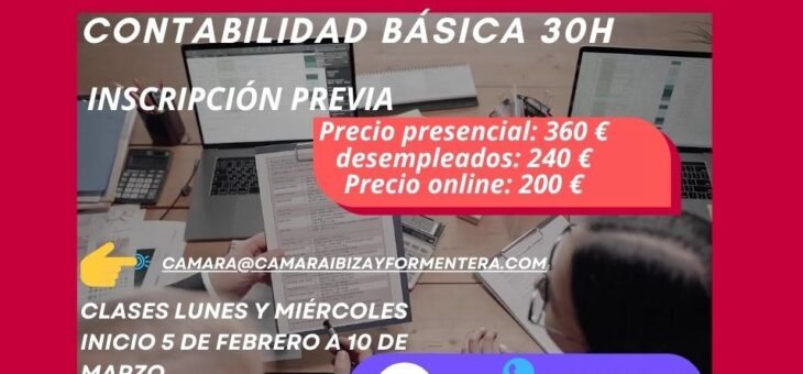 ¡Curso de Contabilidad Básica – Inscripciones Abiertas!